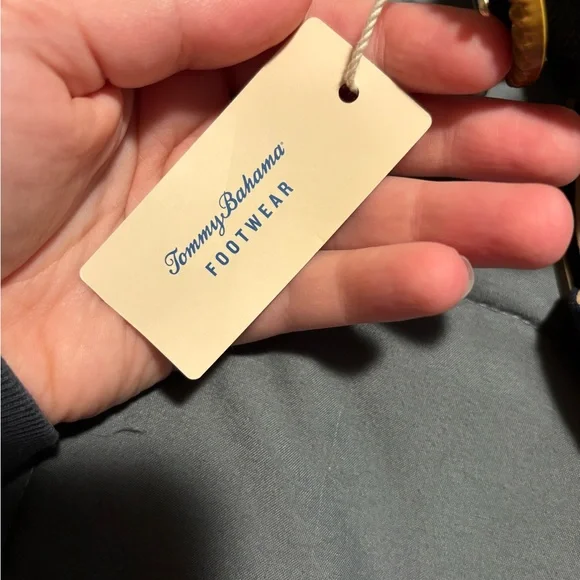 TOMMY BAHAMA Navy Blue Tonia Heeled Sandals Womens Size 8.5 - Picture 9 of 9